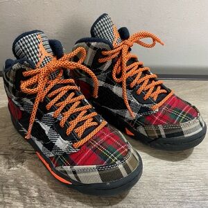 NIKE Youth AIR JORDAN V 5 Retro PLAID Patchwork BASKETBALL Shoes SNEAKERS  12 C